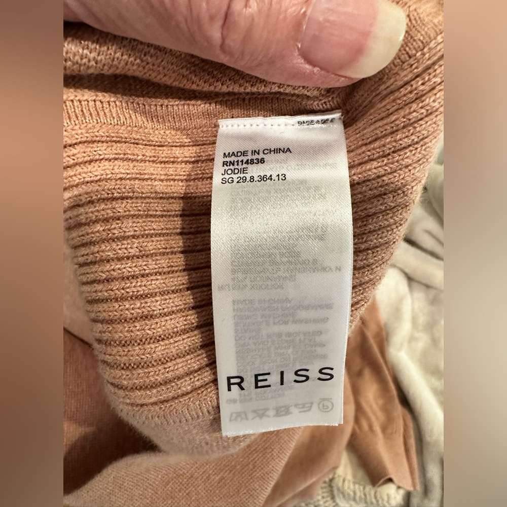 REISS Jodie Knit Hoodie Dress - Picture 13 of 14